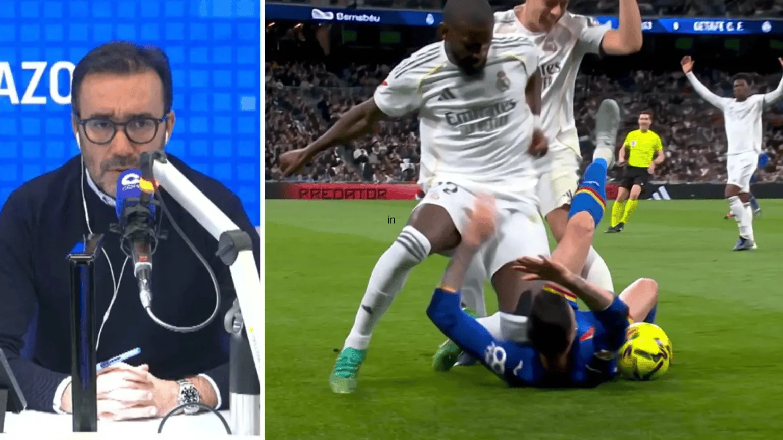 开云线上入口-科贝主持人：吕迪格的动作是今年最野蛮之一，该被多场禁赛